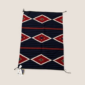 20th C Navajo Mokie Rug By Lilly Joe