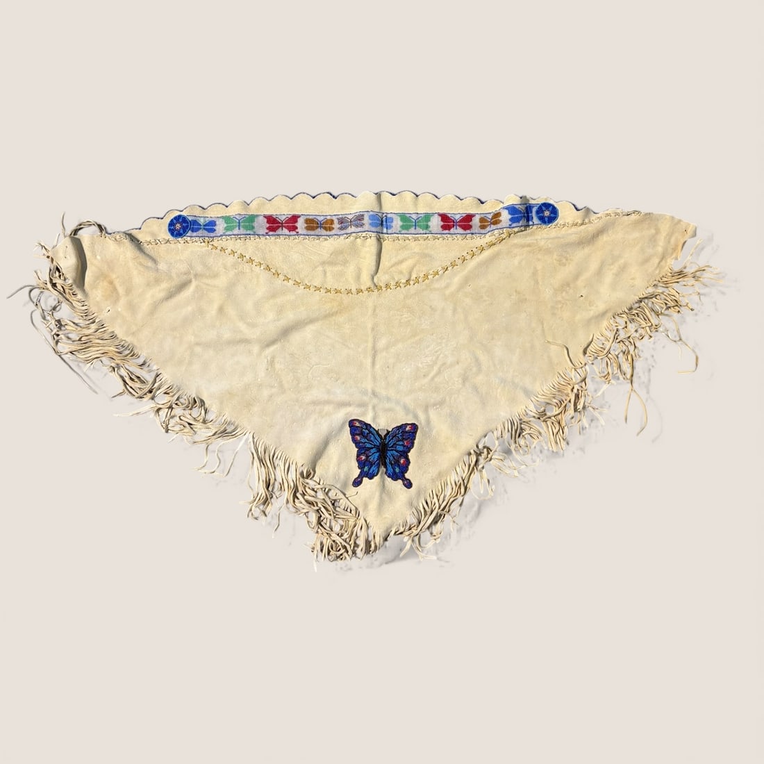 20th C Indian Beaded Dress Yoke (1 of 2)