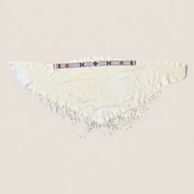 20th C Indian Beaded Dress Yoke