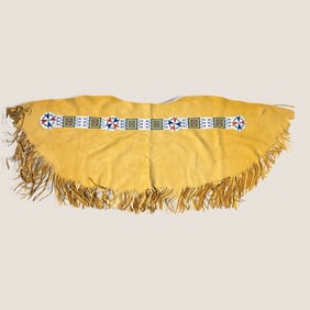 20th C Indian Beaded Dress Yoke