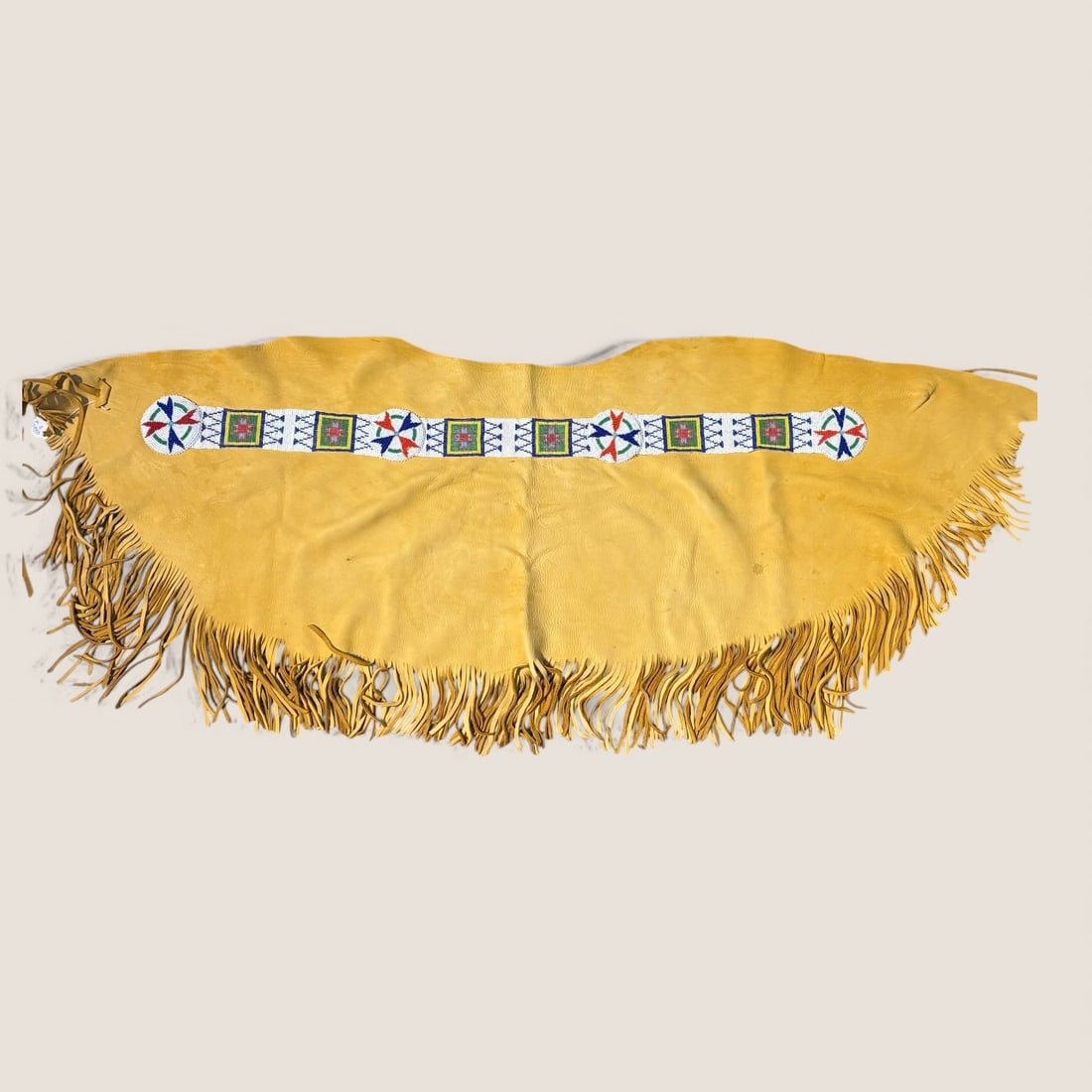 20th C Indian Beaded Dress Yoke (1 of 2)