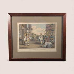 Hand Colored Etching By W. Alexander