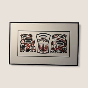 Northwest Coast Art Serigraph By Roy Vickers