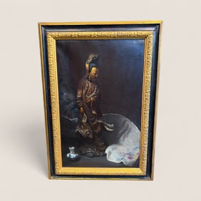 Gregg Kreutz - Oil on Canvas, Still Live With Figure