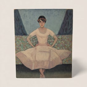George Raab (1866 - 1943, Wisconsin) Portrait of Dancer