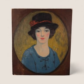 George Raab (1866 - 1943, Wisconsin) Portrait of Woman