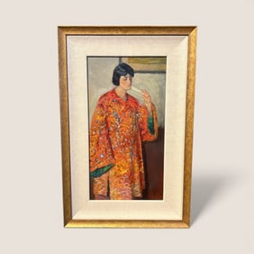 George Raab (1866 - 1943, Wisconsin) Lady in Coat