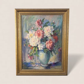 Francesco Spicuzza (1883 - 1962, Italy/Wisconsin) Pastel Still Life