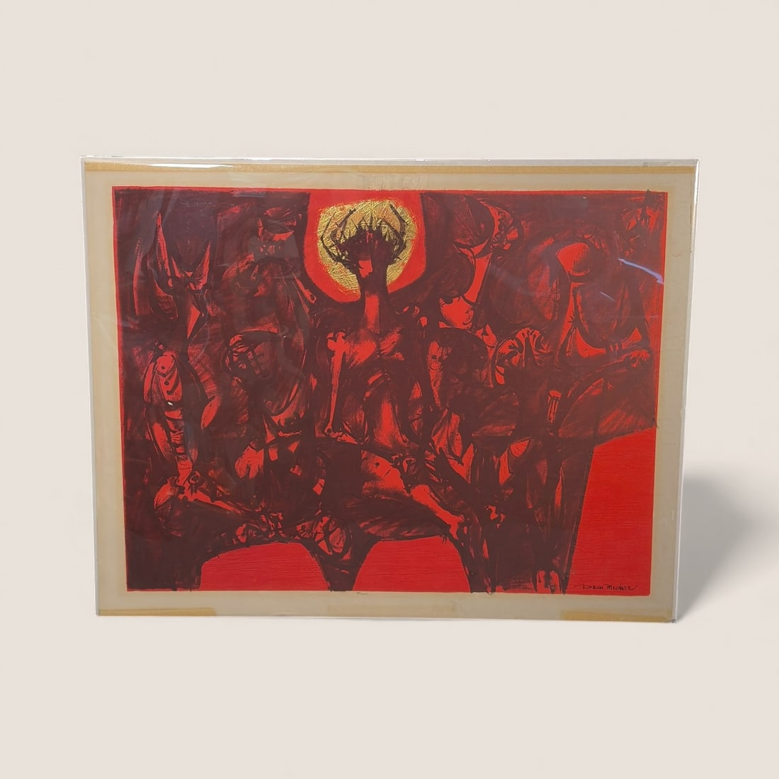 Dean Meeker (1920 - 2002, Wisconsin) Litho Proof (1 of 2)