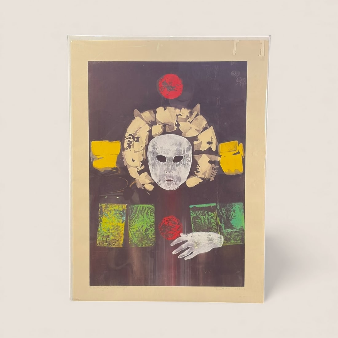 Dean Meeker (1920 - 2002, WIsconsin) Untitled Monotype (1 of 2)