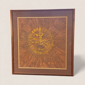Dean Meeker (1920 - 2002, Wisconsin) Mayan Series Lithograph