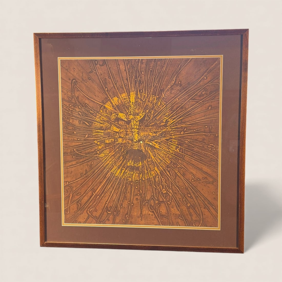 Dean Meeker (1920 - 2002, Wisconsin) Mayan Series Lithograph (1 of 2)