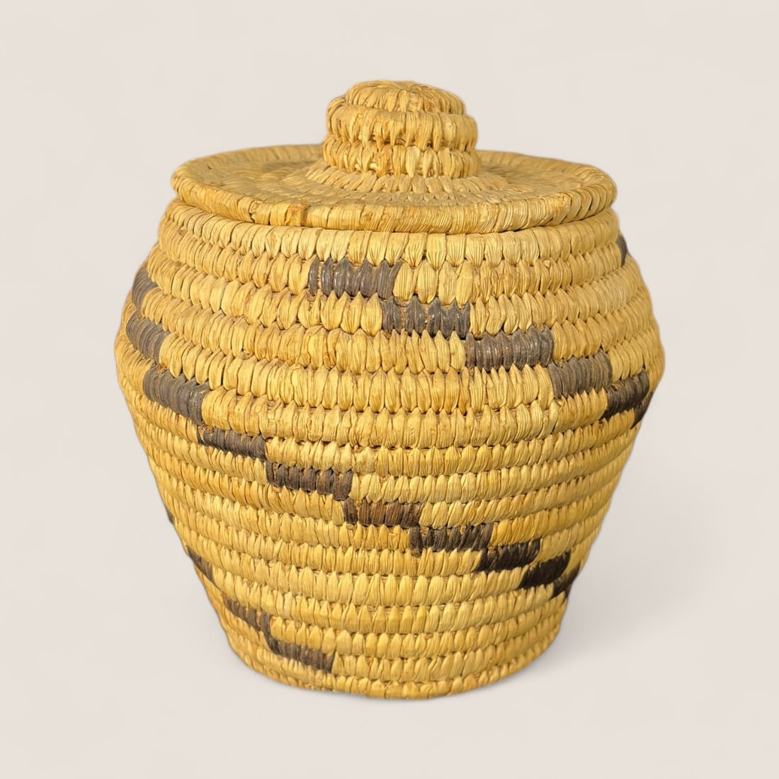 Small Lidded Popago (Tohono O'odham) Basket (1 of 1)