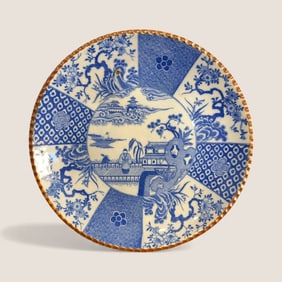 Antique Japanese Igezara Charger