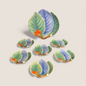 Fukagawa Cherry Dish Set