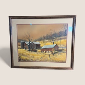 Large " Robert M Segerson " 81 Farm Scene Picture
