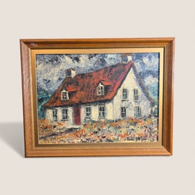 Signed Oil Painting On Board