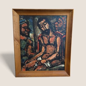 Painting On Board After " Georges Rouault "