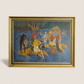 Oil On Board  By " D.P. Zografo "