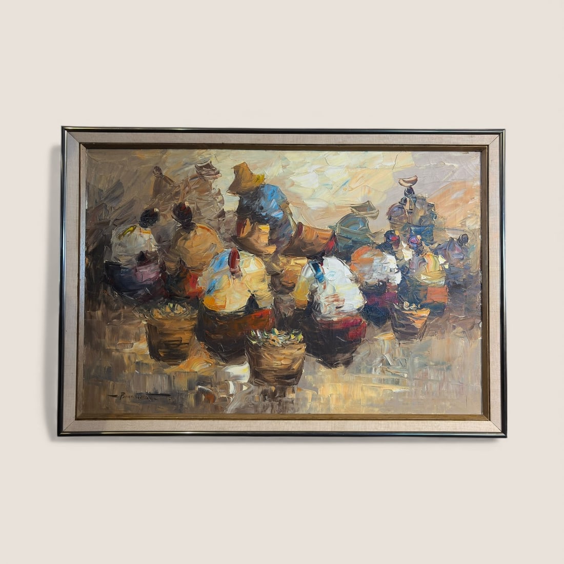 Signed Still Life Oil On Canvas Painting (1 of 2)