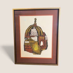 1930's Pencil Drawing Robt. S. Livingston -75