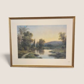 Original Signed Pastel