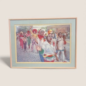 American Landscape Watercolor By G. H. Flavelle