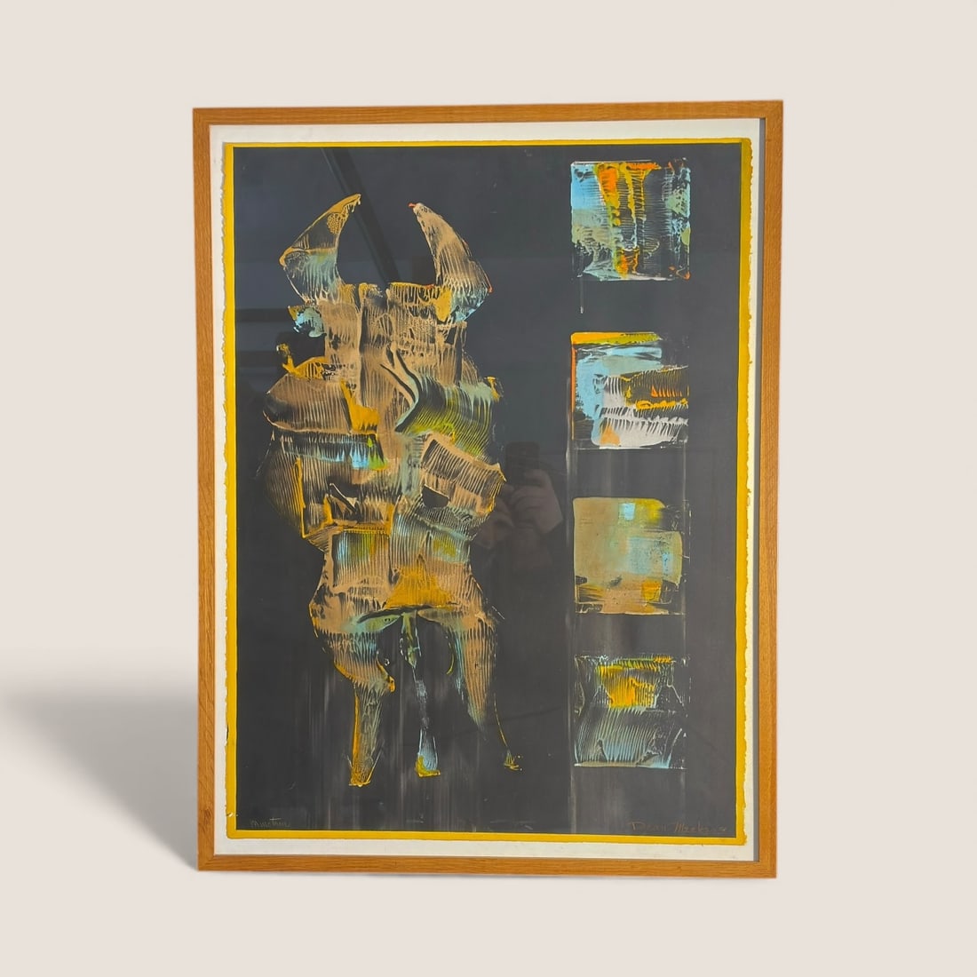 " Minotaur " Monotype Signed By Dean Meeker: Monotype titled " Minotaur " Signed by Dean Meeker. 33 x 25 Ziebarth's is pleased to offer in-house shipping on all items purchased in our auctions. You can arrange for in-house shipping through Zieba