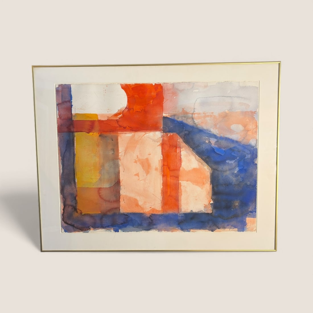 Signed Piece Of Art: A signed piece of art. Frame size 36 x 28. Ziebarth's is pleased to offer in-house shipping on all items purchased in our auctions. You can arrange for in-house shipping through Ziebarth's after the a