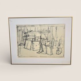 1951 Lithograph by " Alberto Giacometti "