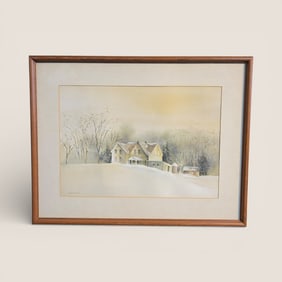 Watercolor By " Dan Doubek " Wisconsin Artist