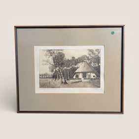 " Cornelis Marinus van der Woerd " Signed & Numbered Picture