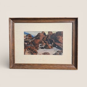 B.M. Tyson Watercolor Titled " Shoreline "