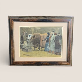 " The Pleasure Of Success " Etched Engraving