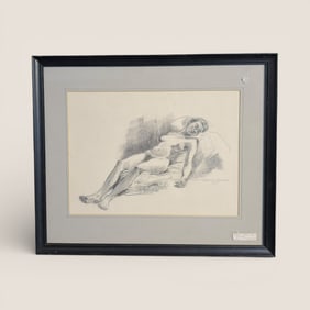 Pencil Sketch By John Worden, 1977