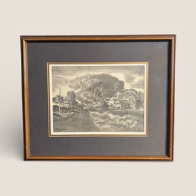 " Country Road " By " Fred Wagoner " Milwaukee Wis. Print