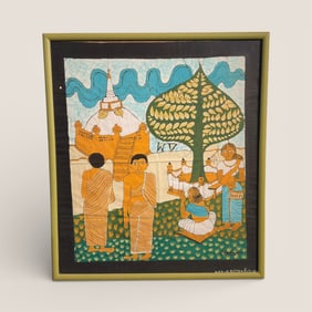 Signed Egyptian Artwork