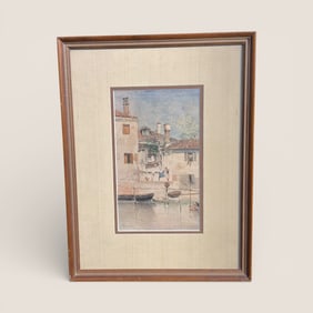 Watercolour Signed By " H. Rosenburg "