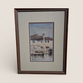 Henry Mortikar Rosenberg Signed Watercolor