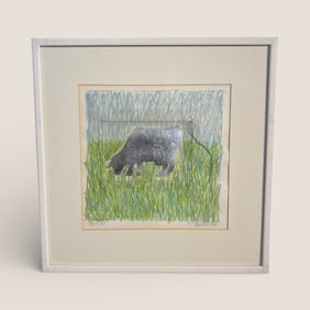 Monoprint By Local Artist " Paula Schuette-Kramer "