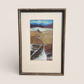 Signed " Scorso " 1905 Watercolor