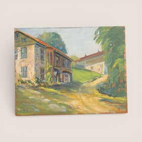 Oil Painting On Canvas Board By "Paul Hammersmith : Milwaukee Wisconsin