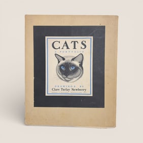 Cats A Portfolio Drawings By " Clare Turlay Newberry "