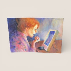 Watercolor On paper Signed