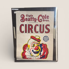Clyde Beatty-Cole Bros. Circus Poster