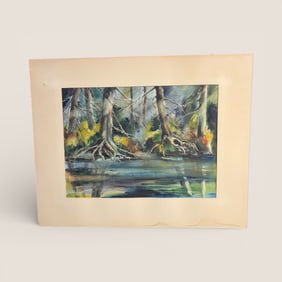 Original Watercolor By Wisconsin Artist