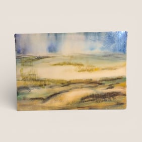 Watercolor By " Chas. Maycock ", 1966