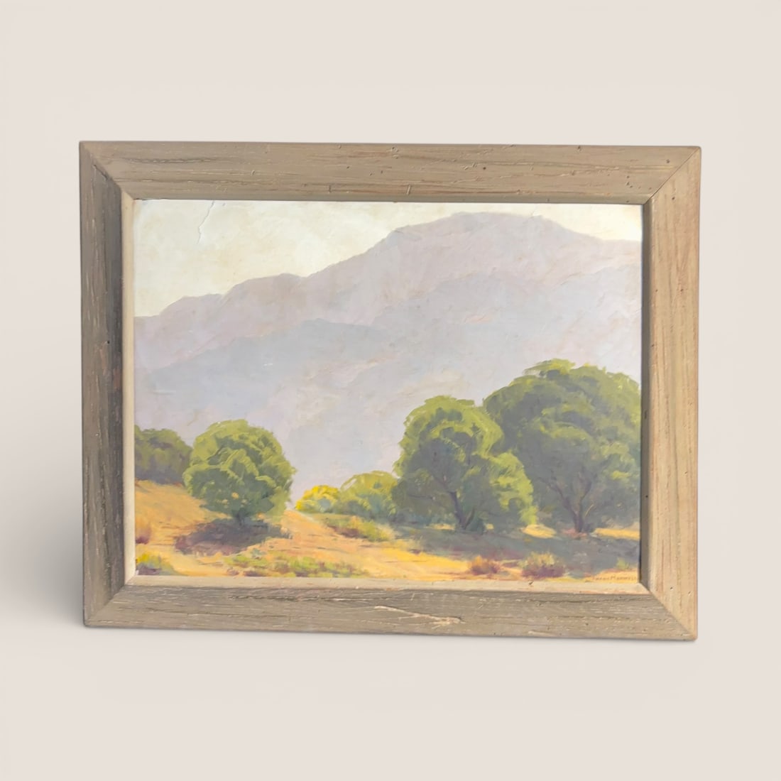 Oil On Board Painting Signed " Frank Maxwell ": A nicely framed oil on board by " Frank Maxwell " 29 1/2 x 23 1/.2 frame size Ziebarth's is pleased to offer in-house shipping on all items purchased in our auctions. You can arrange for in-house ship