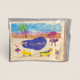 Signed " Donna & Alexandra " Watercolor