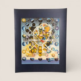 Signed Painting On Material